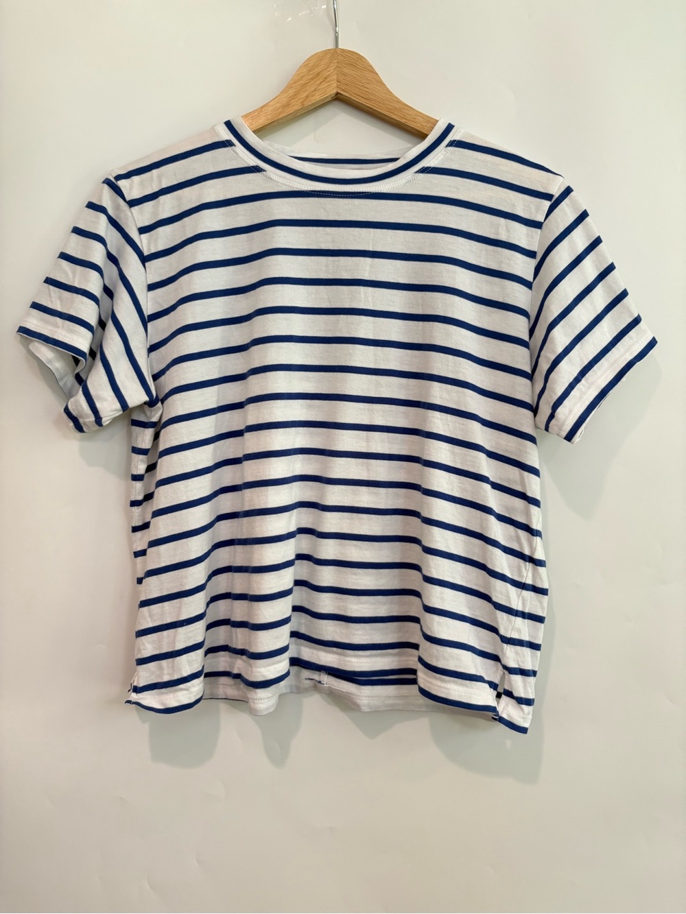 AYR Blue Stripe Practice Tee Pima Cotton